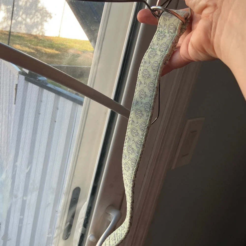 Vineyard Vines Light Green Paisley Belt